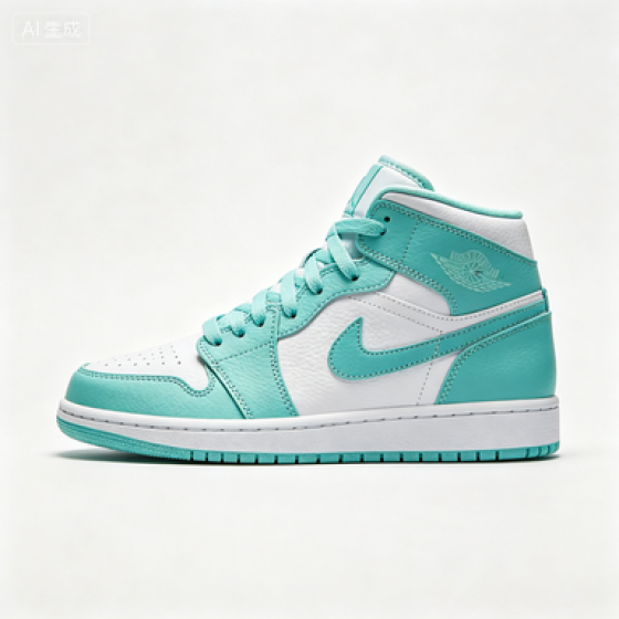 Air Jordan 1 Mid Turquoise