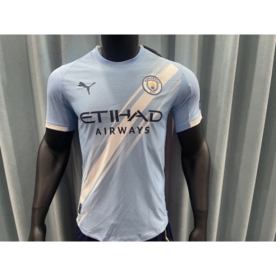 25/26 Manchester City Home Jersey（Sky Blue·Iconic Sash Debut）