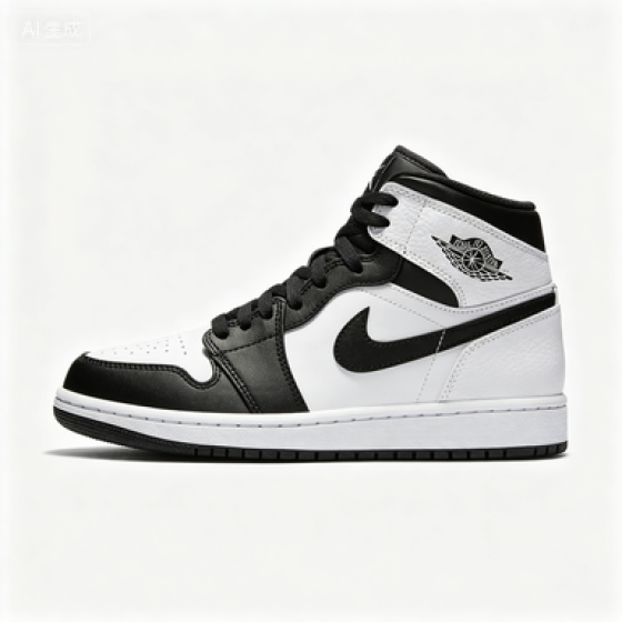 Air Jordan 1 Mid Black/White