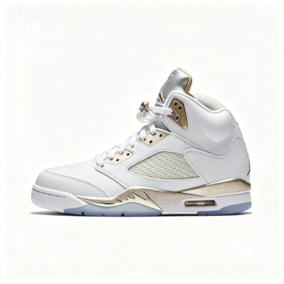 Air Jordan 5 Retro OG White Metallic