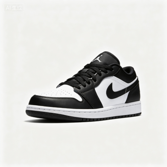 Air Jordan 1 Low Black/White