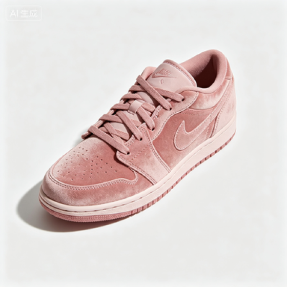 Air Jordan 1 Low Pink Velvet