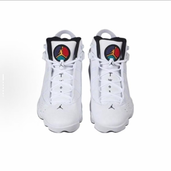White AJ6 Rings